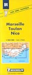 Carte routi�re : Marseille - Toulon -...