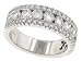 Jewelry : Lds Pave and Round Channel Set Diamond Band 1.95cttw
