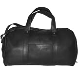 NHL Florida Panthers Black Leather Corey Duffel Bag