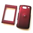 UTStarcom Quickfire PCD AT&T Rubberized Snap On Protector Hard Case Rubber Feel Leather Paint Cover Red