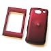 UTStarcom Quickfire PCD AT&T Rubberized Snap On Protector Hard Case Rubber Feel Leather Paint Cover Red