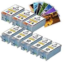 Canon PGI-35 & CLI-36 Compatible Combo Set - 5 Black PGI-35 and 3 Tri-Color CLI-36 + Free 20 Pack of LD Brand 4x6 Photo Paper by LD Products