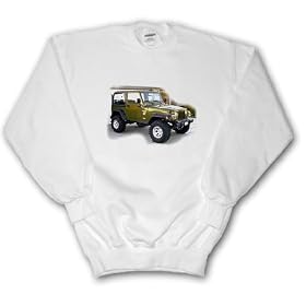 Cars - Green Jeep Wrangler - Sweatshirts by Wrangler Store
