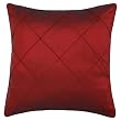 Decorative Handmade Cushion Cover / Pillow Sham With Diamond Pattern - Burgundy Red