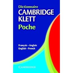 Dictionnaire Cambridge Klett Poche Fran�ais-Anglais/English-French