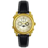 Invicta Men’s 3007 II Collection Swiss Quartz Multi-function Black Leather Watch