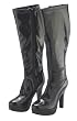 Adult Black Platform Boots - Adult Small