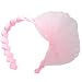 Little Miss Purple Fairy Collection Braided Grosgrain and Tulle Headband for Kid Girls and Baby Girls Perfect for Ballet (Pink)
