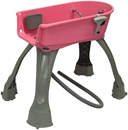 Booster Bath Elevated Medium Pet Bathing - Pink