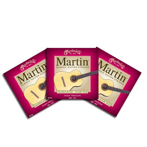 Martin M120 Tie End Classical Guitar Strings - Three Pack