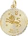 Leo Charm, 14K Yellow Gold