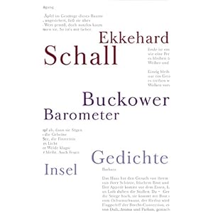 Buckower Barometer: Gedichte