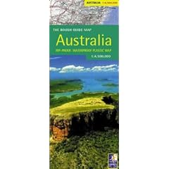 A Rough Guide Map Australia