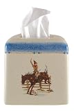 COWGIRL TISSUE BOX COVER
