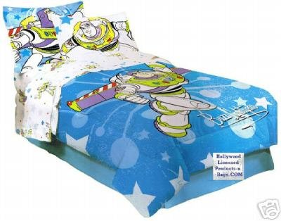 Toy Story Buzz Lightyear Comforter Set - Twin Bedding Set - 100% Cotton 410ZBSkbfSL Store