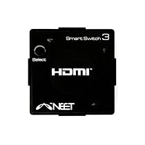 Neet&reg; - 3 Port HDMI AUTO SWITCH 3x1 Mini Hub Box (3 way input 1 output) 1080p Full HD v1.3b HDMI Switcher