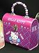Hello Kitty Tin Handbag W/beaded Handle - Cheerleader