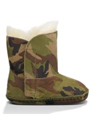 From Amazon.com. Click for details:
 UGG Australia Infant Caden Camo Bootie Olive Camo Size 0/1 UGG Australia Infant Caden Camo Bootie Olive Camo Size 0/1