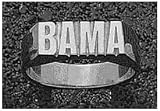 Logo Art Alabama Crimson Tide Sterling Silver Team Font Ring Size 10 1/2
