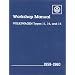 Volkswagon Workshop Manual Types 11, 14, and 15: 1958-1960, Beetle and Karmann Ghia (Volkswagen)