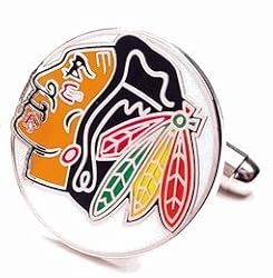 Chicago Blackhawk Cufflinks