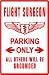 FLIGHT SURGEON PARKING doctor medical sign