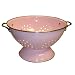 Calypso Basics 3 Quart Enamel On Steel Colander, Pink