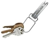 Swiss Tech SATBS Screwz-All 4-in-1 Polished Stainless Steel Key Ring Multi-Tool, Gift Box
