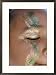 A child sports glitter face paint during the annual Notting Hill Carnival Photography Framed Art Poster Print by Jodi Cobb, 21x29