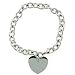 Bracelet Stainless Steel Heart Charm For Ladies Girls By Bucasi