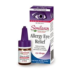 Click here to buy Similasan Allergy Eye Relief Eye Drops, .33 Ounce Bottle by Similasan.