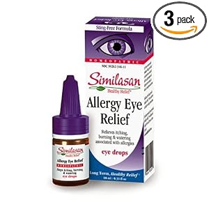 Similasan Allergy Eye Relief Eye Drops, .33-Ounce Bottles (Pack of 3) by Similasan