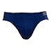 Andrew Scott Men's 3 Pack Low Rise Bikini Briefs (LARGE, Black/Grey/Navy)