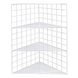 HyLoft Corner Shelf Storage Unit , White #945