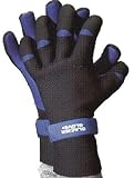 Glacier Glove Premium Waterproof Toughtek Glove, Black, Large