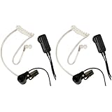 Midland AVPH3 Transparent Security Headsets with PTT/VOX - Pair