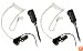 Midland AVPH3 Transparent Security Headsets with PTT/VOX (Pair)