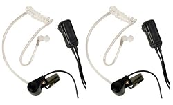 Midland AVPH3 Transparent Security Headsets with PTT/VOX (Pair)