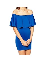 Wrap Summer Short Off the Shoulder Bodycon Dress/Mini Dress 