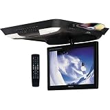 POWER ACOUSTIK PMD-102CMN 10 2/10 Widescreen Thin Combo Flip Down Swivel Monitor with DVD Player
