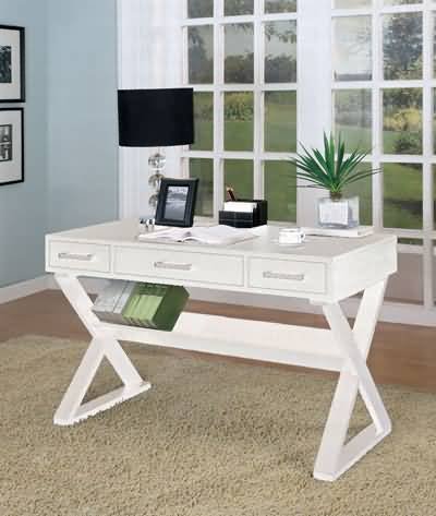 Bicknell Writing Desk in White