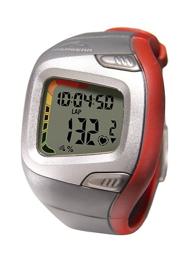 Highgear PulseWare Max Heart Rate Monitor with Fingertip HR Sensors (Red)
