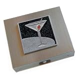 Black Martini Travel Jewelry Case