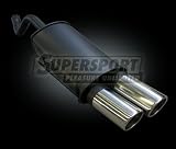 Zoom Produkt-Bild: SUPERSPORT Stahl Endschalld&auml;mpfer RENAULT Megane I Grandtour, Typ KA, Bj. 03/99-, Frontantrieb (SU9528081-0)