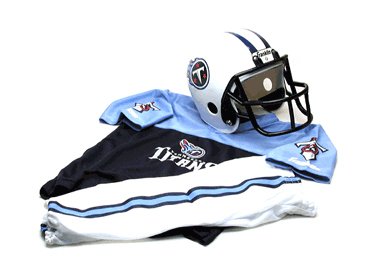 Tennessee Titans Youth NFL Team Helmet and Uniform Set (Small)