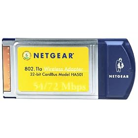 NETGEAR HA501 - Network adapter - CardBus - 802.11a