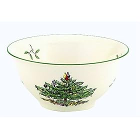 Spode Christmas Tree Nut/Potpourri Bowl