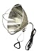 Voltec 08-00032 18/2 SJTW 10-Inch Shade Brooder Lamp, 6-Foot, Aluminum & Black