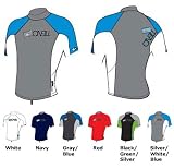 O’Neill Youth Skins Short Sleeve Crew (Metal/Crip, 6)