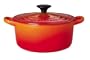 Le Creuset Enameled Cast-Iron 13-1/4-Quart Round French Oven, Flame